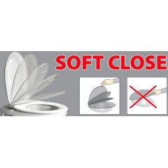 DEANTE Podomítkový rám, pro závěsné WC mísy + SLIM tlačítko chrom + WC INVENA LIMNOS /VÍROVÉ SPLACH/ WITH SOFT, včetně soft/close sedátka CST_WC01 051P LI1