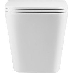 DEANTE Podomítkový rám, pro závěsné WC mísy + SLIM tlačítko černé + WC INVENA FLORINA /VÍROVÉ SPLACH/ WITH SOFT, včetně soft/close sedátka CST_WC01 N51P FL1