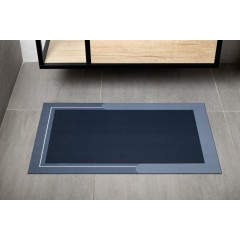 AQUALINE - Koupelnová předložka 50x80cm, absorpční, modrá PCD012