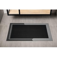 AQUALINE - Koupelnová předložka 50x80cm, absorpční, šedá PCD014