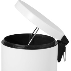 AQUALINE - SIMPLE LINE odpadkový koš kulatý 3l, bílá mat 28103