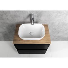 AQUALINE - ALTAIR umyvadlová skříňka 67x60x45cm, černá mat AI670