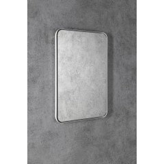 SAPHO - FLOAT zrcadlo s LED podsvícením 50x70cm, bílá 22571