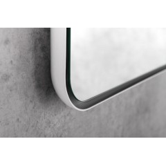 SAPHO - FLOAT zrcadlo s LED podsvícením 50x70cm, bílá 22571