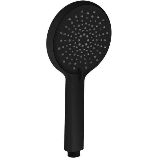 SAPHO - Ruční masážní sprcha, 3 režimy sprchování + režim oplach, silikon trysky, průměr 120, ABS/černá mat 1204-51B