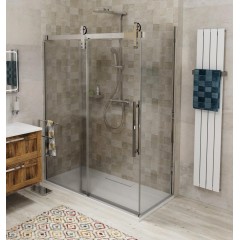 GELCO - VOLCANO CHROM Boční stěna 900, čiré sklo, GV3090 GV3090