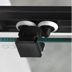 GELCO - SIGMA SIMPLY BLACK Sprchové dveře pro rohový vstup 1000, čiré sklo, GS2110B GS2110B