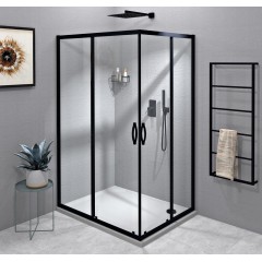 GELCO - SIGMA SIMPLY BLACK Obdélníkový sprchový kout 900x800 čiré sklo, GS2190B-GS2180B GS2190B-GS2180B