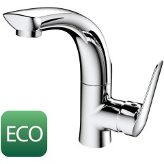 SAPHO - FLY stojánková umyvadlová baterie s otočnou hubicí, ECO kartuše, chrom DF004-01