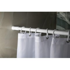 AQUALINE - Teleskopická rozpěrná tyč 110-200cm, hliník, bílá TC200