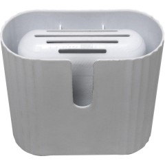 AQUALINE - WC silikonová štětka závěsná/na postavení, bílá TF010