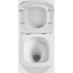Předstěnový instalační systém s bílým tlačítkem M1710 + WC INVENA FLORINA /VÍROVÉ SPLACH/ WITH SOFT, včetně soft/close sedátka AM101/1120 M1710 FL1