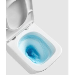 Předstěnový instalační systém s bílým tlačítkem M1710 + WC INVENA FLORINA /VÍROVÉ SPLACH/ WITH SOFT, včetně soft/close sedátka AM102/1120 M1710 FL1