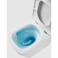 DEANTE Podomítkový rám, pro závěsné WC mísy + SLIM tlačítko černé + WC INVENA FLORINA /VÍROVÉ SPLACH/ WITH SOFT, včetně soft/close sedátka CST_WC01 N51P FL1