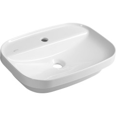 ISVEA - INFINITY keramické umyvadlo zápustné, 55x40cm, bílá 10NF50055