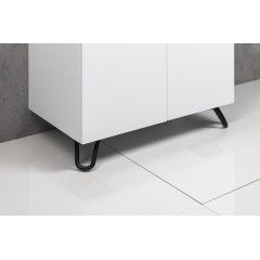 AQUALINE - Nábytková nožička, výška 103, černá mat 30320