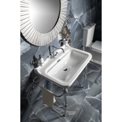 KERASAN - WALDORF keramické umyvadlo 80x55cm, bílá 4141K1
