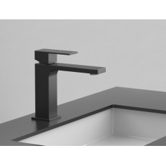 SAPHO - CUBEMIX stojánková umyvadlová baterie, černá mat CM002B