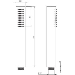 DEANTE - Silia nero Vanová baterie, 4otvorová, podomítková BQS_N18P