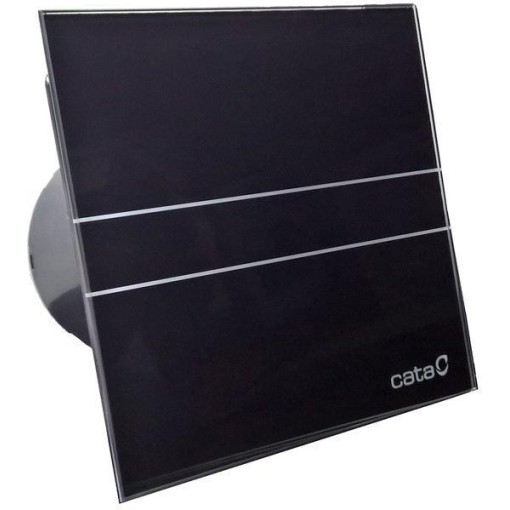 CATA - E-120 GBT koupelnový ventilátor axiální s časovačem, 15W, potrubí 120, černá 00901502