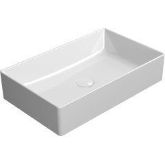GSI - KUBE X keramické umyvadlo na desku, 60x37cm, bílá ExtraGlaze 945311