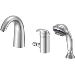 AQUALINE - KASIOPEA tříprvková baterie na okraj vany, chrom 1107-30