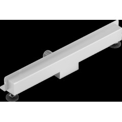 MEXEN - Flat žlab ke stěně 2v1 stěna 60 cm nerez 1030060