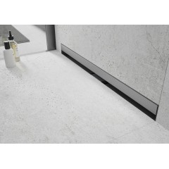 MEXEN - Flat žlab ke stěně 2v1 stěna 80 cm nerez 1030080