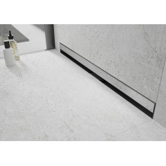MEXEN - Flat žlab ke stěně 2v1 stěna 80 cm nerez 1030080