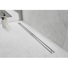 MEXEN - Flat 360 Slim podlahový žlab 90 cm otočný nerez 1041090