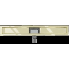 MEXEN - Flat odtokový žlab bez roštu 80 cm zlata 1515080
