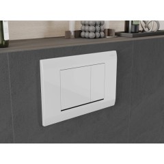 MEXEN - Fenix01 bílá tlačítka flush /kompatibilní s Geberit Sigma UP300 a UP320/ 600100