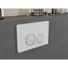 MEXEN - Fenix05 bílá tlačítka flush /kompatibilní s Geberit Sigma UP300 a UP320/ 600500