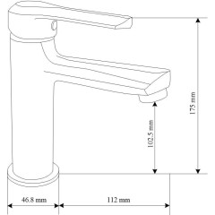 MEXEN - Saber DF05 Set umyvadlové a vanové baterie s příslušenstvím, černá 72103DF05-70