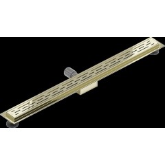 MEXEN - Flat M01 odtokový žlab 90 cm zlatý 1520090-15