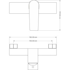 MEXEN - Lynx sprchová baterie, černá 745940-70