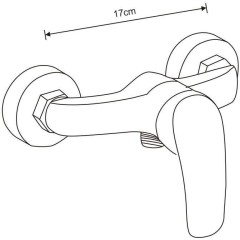 MEXEN - Fabia DF62 sprchová baterie s příslušenstvím, chrom 74654DF62-00