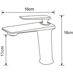 MEXEN - Purus umyvadlová baterie, černá 745800-70