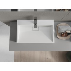 MEXEN - Ava umyvadlo na desku litý mramor 60 x 38, bílá 23016001