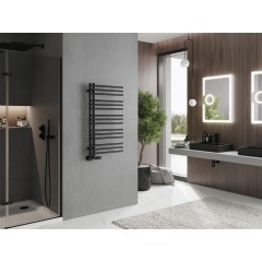 MEXEN - Neptun otopný žebřík/radiátor 900 x 500 mm, 369 W,černá W101-0900-500-00-70