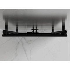 MEXEN - Jowisz otopný žebřík/radiátor 1200 x 600 mm, 594 W, černá W107-1200-600-00-70