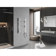 MEXEN - Ares radiátor + topná tyč  900 x 500 mm, 600 W, bílá W102-0900-500-2600-20