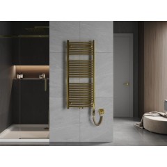MEXEN - Ares radiátor + topná tyč 1200 x 500 mm, 600 W, zlatá W102-1200-500-2600-50