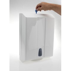 SAPHO - Zásobník na papírové ručníky 28,5x40x13cm, bílá 504