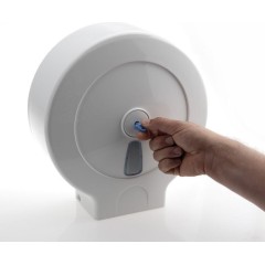 SAPHO - Zásobník na toaletní papír max. Ø 29cm, ABS, bílá 608