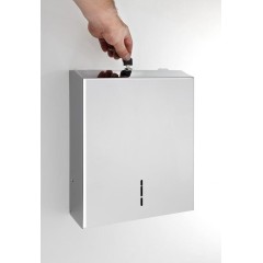 SAPHO - Zásobník na papírové ručníky 285x370x105, nerez lesk XP048