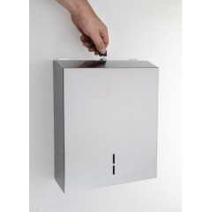 SAPHO - Zásobník na papírové ručníky 285x370x105, nerez mat XP053