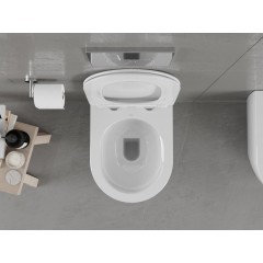 MEXEN - Carmen Závěsná WC mísa bez sedátka, bílá 3388XX00