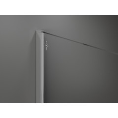 MEXEN - KIOTO Sprchová zástěna WALK-IN 60x200 cm 8 mm, chrom, černý profil 800-060-101-01-70