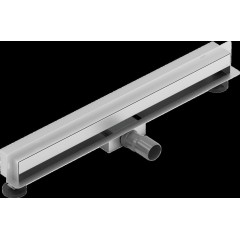 MEXEN - Flat žlab ke stěně 2v1 stěna 60 cm nerez 1030060